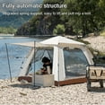 thumbnail image 6 of Mapskey 4 Person Instant Camping Tent, Automatic Easy Pop up Tents Camping with Carry Bag Outdoor/Family/Beach/Hiking/Traveling, 6 of 9