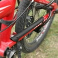 thumbnail image 2 of Protección de cadena de bicicleta de plástico Protector de cuadro de bicicleta Almohadilla de vaina (negro) Tmvgtek paseo en bicicleta, 2 of 7