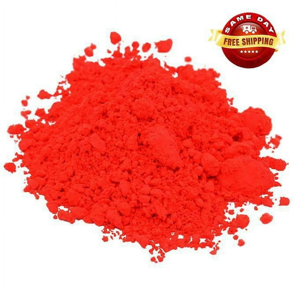 RED NEON COLORANT PIGMENT POWDER for CRAFTS SOAP MAKING 2 OZ