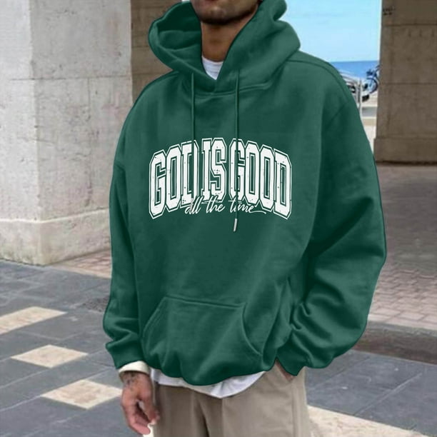WILLBEST Sudaderas para Hombre, Otoño e Invierno, Talla Grande, sin Capucha, Moda, Prenda Superior, Sudadera De Gran Tamaño con Cuello Redondo Chica
