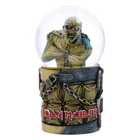 Nemesis Now Iron Maiden Piece of Mind Snow Globe 17.5cm, Resin & Glass, Officially Licensed Iro