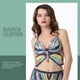 thumbnail image 5 of Lentejuelas Mariposa Crop Top Belly Dance Tribal Dance Wear Club Bra Tops Negro Sunnimix Top corto de lentejuelas, 5 of 8