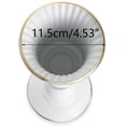 thumbnail image 4 of Centro de mesa blanco decorativo 2 piezas Florero de metal, Florero de centro de mesa de boda para decoración de fiesta de cumpleaños, Arreglos de flores artificiales 31.9cm Alto Vhermosa Centros de Mesa, 4 of 5
