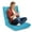 Peacock Blue, variant on Giantex Adjustable Floor Gaming Sofa Chair w/14-Position, Cushioned Folding Lazy Reclinerw/High Resilience Sponge, Sleeper Bed Couch Recliner(Pink)