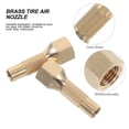thumbnail image 3 of unbranded 2Ud Adaptador Dorado Para Neumáticos Con Rosca Y Para Inflado Fácil En Vehículos, 3 of 7