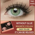 thumbnail image 2 of 3D Magnetic Eyelashes Natural False Eyelashes Reusable Eyelash Extension Kit✨. A3B9, 2 of 9