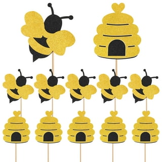 Confetti! 12Pcs Bumble Bee Cupcake Toppers Oh Babee Cupcake Picks Multi  Layer Honey Bee Cupcake Picks For Baby Shower Birthday Party Decorations  Supplies (Multi Layer) - Manvik Foods