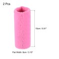 thumbnail image 2 of Unique Bargains Bracelets de Sport 8x15cm en Éponge Absorbante, Rose 2 Pack, 2 of 7
