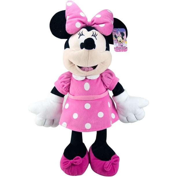 Disney Classic Minnie Plush In Pink - Walmart.com - Walmart.com