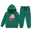 thumbnail image 3 of CHENge 2 Pieces Girls Outfits Tie Dye Sweatsuits Pant Set Long Sleeve Athletic Sweatshirts and Sweatpants with Pockets, 3 of 4