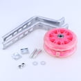 thumbnail image 4 of Miangastore Roues Stabilisatrices Auxiliaires d'Équilibre Fonction Flash Silencieuse Support pour Accessoires de Vélos Rose, 4 of 8