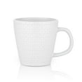 thumbnail image 2 of Stone Lain Olivia Stoneware Mug Replacement Set, White with Embossed Basket Weave, 2 of 6
