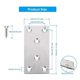 thumbnail image 4 of 6 PCS Mending Plates Straight Brace Brackets Heavy Duty Flat Bracket, 4 of 5