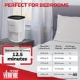 thumbnail image 5 of Honeywell Allergen Plus 818 Sq. Ft 4-in-1 HEPA Air Purifier, White, Pet Dander, Smoke & Odor Reducer, 5 of 13