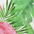 thumbnail image 4 of Coolnut Palm Leaves Flamingo Shower Curtain Bathroom Decor Watercolor Shower Curtain Sets Fabric Cloth Bathroom Curtains with Hooks 60x72 Inch, 4 of 6