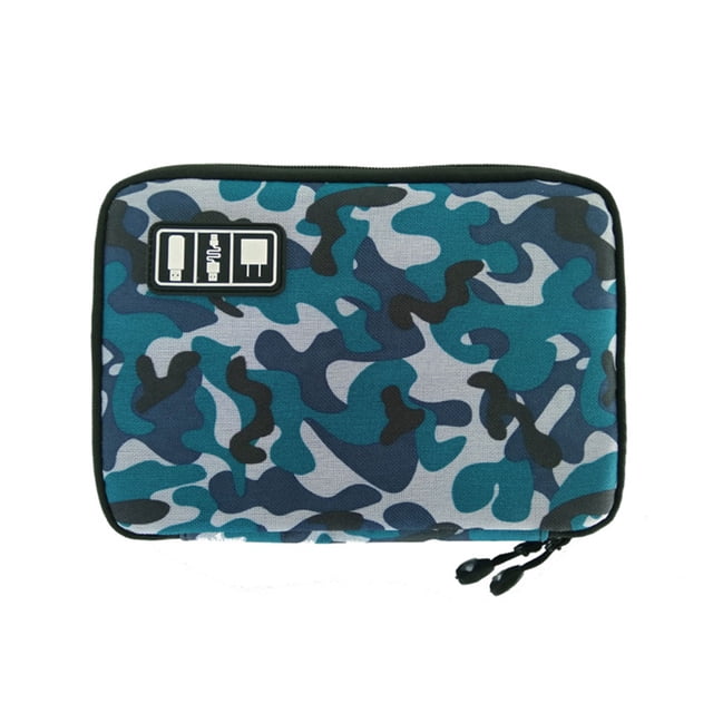 Teléfono móvil Cable de datos Auriculares Cargador Estuche portátil Viaje Bolsa de almacenamiento impermeable Bolsa de banco de energía Auricular Cartera con cremallera seitruly BB6864-02