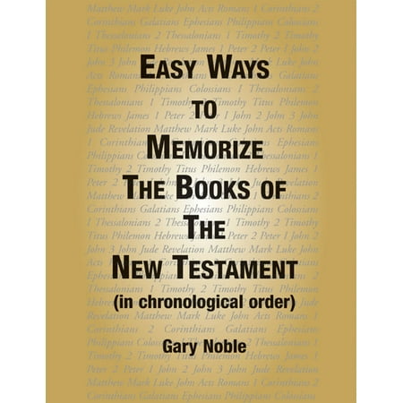 Easy Ways to Memorize the Book of the New Testament -