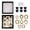 Black, variant on Gieenan Mini Museums Type Photo Box Family Memory Photo Display Case Frame Photo Box with Light