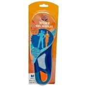 Gel Work Insoles for Men, Orthotic Metatarsal and Heel Support, Size US 7 to 11.5
