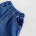 thumbnail image 3 of Jinhomg Little Boys Denim Outfits Casual Comfy Long Sleeve Button Down Jean Jacket and Elastic Waist Pants Toddler Kids 2 Piece Fall Clothes Suit Blue 100, 3 of 9