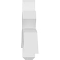 thumbnail image 3 of 96"W x 16"H x 4"D x 4"F, 4/12 Pitch, Davenport Architectural Grade PVC Gable Bracket, 3 of 8