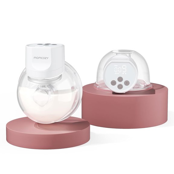 Momcozy S12 Pro Tire-Lait Portable, Tire-Lait Électrique, Bride de 24 mm, 180 ml, Lot de 2