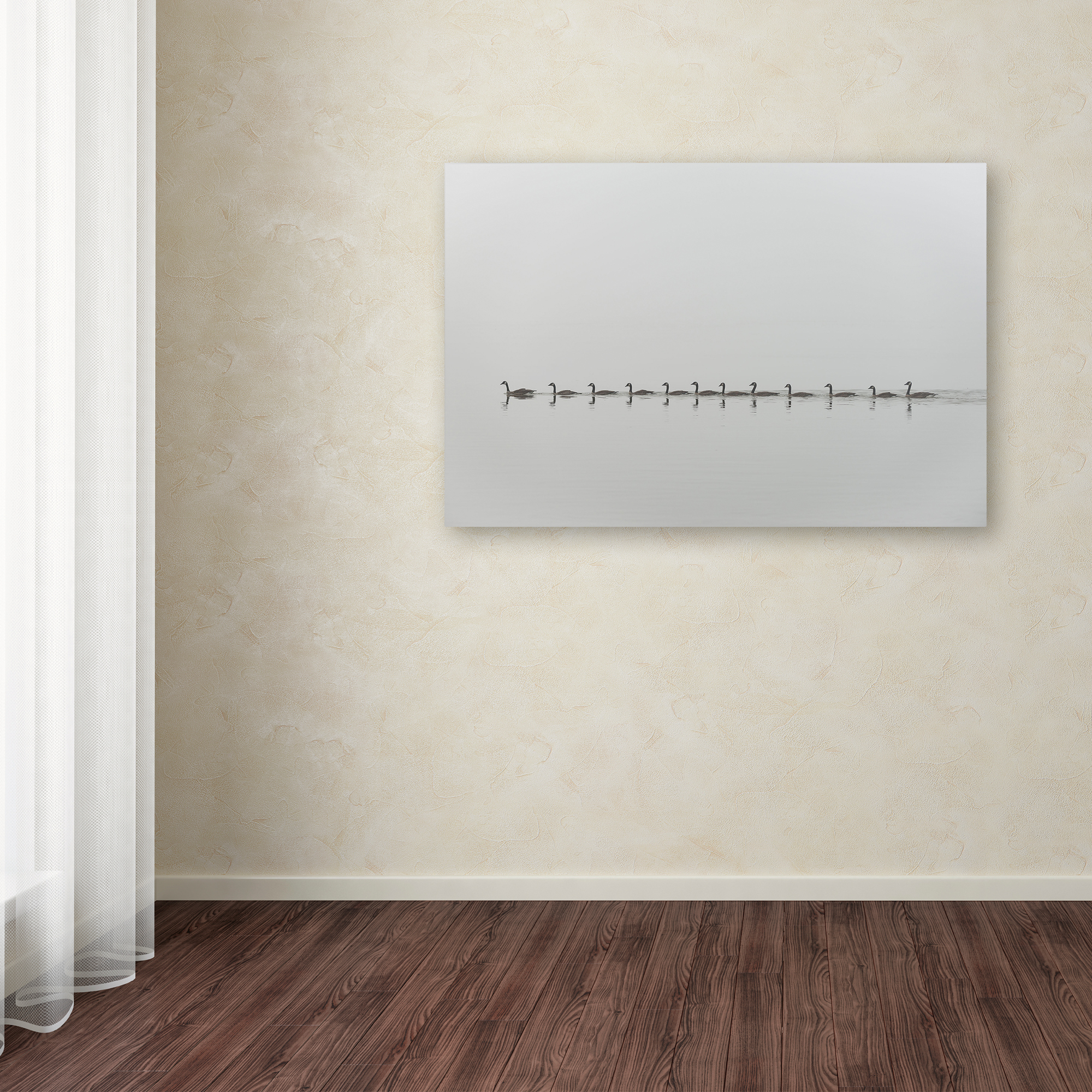 Trademark Fine Art 'Follow Me' Canvas Art by Nick Kalathas