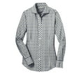 thumbnail image 2 of Red House Ladies Tricolor Check Non Iron Shirt-XL (Dark Green/ Navy/ White), 2 of 3