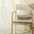 Infedv Voile Sheer Room Curtains Sheer Voile Panel Curtains 55 X 94 In ...