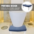 thumbnail image 3 of TAILTOSS Foldable Potty Stool PP Simple Appearance Bathroom Use for Adults 1Pcs, 3 of 5