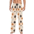 thumbnail image 7 of FORMRS Mens Pajama Pants with Pockets Sleepwear Lounge Bottoms Sizes S-2XL, Beige Halloween Pumpkin, 7 of 7