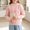 Pink, variant on Girls Knitting Sweaters Long Sleeve, Princess Thermal Pullover Crew Neck Winter Sweaters Yellow Size 4-5 T