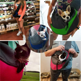 thumbnail image 6 of Pet Dog Sling Carrier Puppy Sling Bag Small Dogs Cats Carrier Adjustable Strap Mesh Hand Free Dog Satchel Carrier for Outdoor Travel (S (up to 5 lbs), Pink), 6 of 6