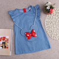 thumbnail image 5 of Robe pour Bébé Fille Minnie Mouse Sac Robe en Denim Robe de Fête Sans Manches Vêtements, 5 of 5