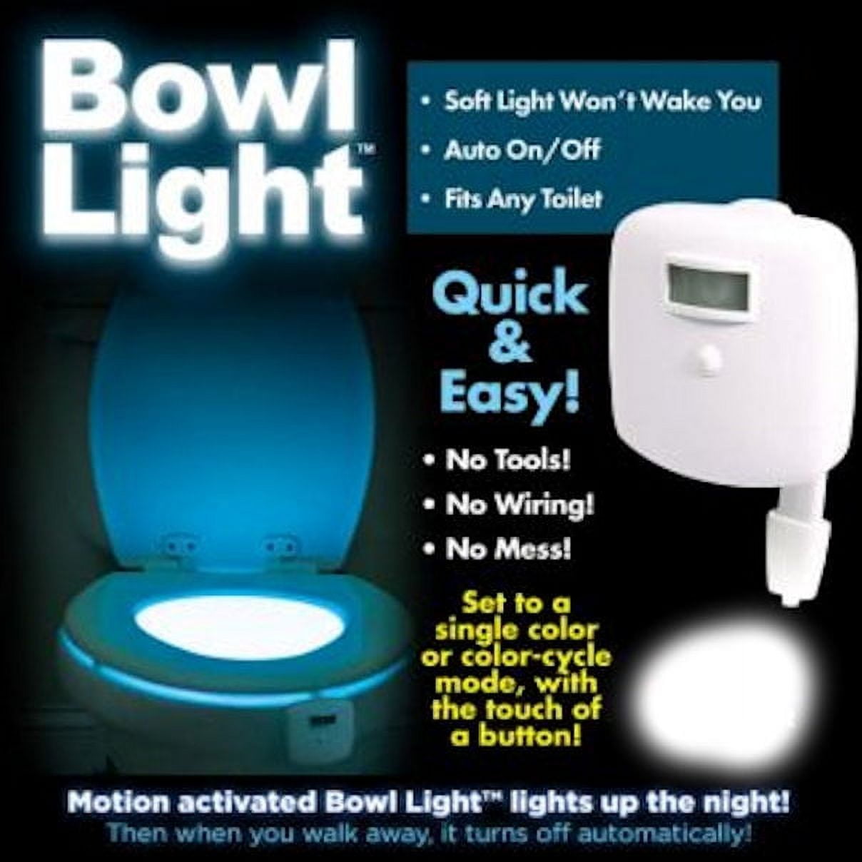 A motion activated light that illuminates the toilet bowl when it's dark so  I don't miss [at my grandma's house] : r/interestingasfuck