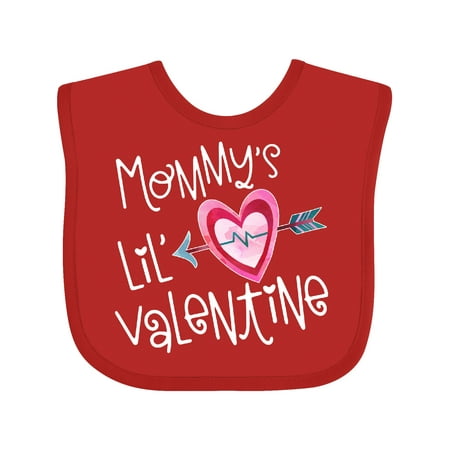 

Inktastic Mommy s Little Valentine Gift Baby Boy or Baby Girl Bib