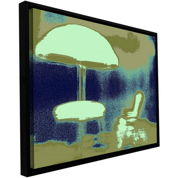ArtWall Dean Uhlinger "Summer Through The Screen" Floater Framed Gallery-Wrapped Canvas