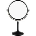 thumbnail image 1 of Freestanding Tabletop Makeup Mirror 8 Inch Double Sided 1x 3 X Magnification 360 Degree Swivel Cosmetic Vanity Magnifying Mirror for Table Desk Finished Gold(8in,3 X)-Orb, 1 of 6