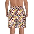 thumbnail image 3 of Naloa Halloween Pumpkin Men's Beach Shorts, Surfing shorts, Swim trunks, Quick Dry Swim Trunks for Surfing Beach Fun - 3X-Large, 3 of 9