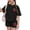 Black, variant on CCRFTGI Summer Clothes for Child Girls Size 8 Cute 2 Piece Outfits Lounge Set Athletic Bow Cherry Print Short Sleeve Tee Top and Waist Shorts Clothing Sets Purple 7-8 Years