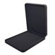 thumbnail image 1 of Caja de terciopelo para collares con tapa, organizador portátil para guardar joyas gris, 1 of 5