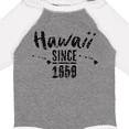 thumbnail image 4 of Inktastic Hawaii Since 1959 Boys or Girls Long Sleeve Baby Bodysuit, 4 of 5