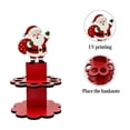 thumbnail image 2 of Wooden Santa Christmas Money Holder, Christmas Cash Gift Holder for Rolled Bills, Holiday Tabletop Decoration and Christmas Gift Giving, 2 of 7