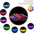 thumbnail image 2 of Light Up Dog Collar, Dog Lights for Night Walking USB Rechargeable Waterproof 7 Colors LED Dog Collar Adjustable for Small Medium Large Dogs Glow in t, 2 of 4