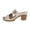 Shoes # White, variant on Women Wedge Sandals Open Toe Chunky Sole Slide Sandals Summer Dressy Casual Chunky Block Heel Mules Perforated Hollow Out Walking Shoes Outdoor Vacation Beach Daily