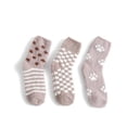 thumbnail image 5 of Nollia Women's Fuzzy Cozy Warm Sherpa Thick Knit Slipper Socks 3 Pack Set (Brown Pattern), 5 of 6