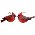 thumbnail image 1 of Wooden Glossy Cardinal Hanger (Asstd) - Set of 2, 1 of 3