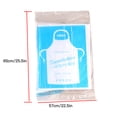 thumbnail image 3 of 25pcs Package Color Random Apron Kitchen Kids Cooking portable apron; kitchen apron; Single Use Apron Portable Baking Cooking PE Bid Kitchen Accessories, 3 of 8