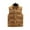 Yellow, variant on Xzbqbs Men's Corduroy Puffer Jacket Casual Stand Collar Padded Vest Coat Winter Warm Thickened Sleeveless Outwear Down Jackets