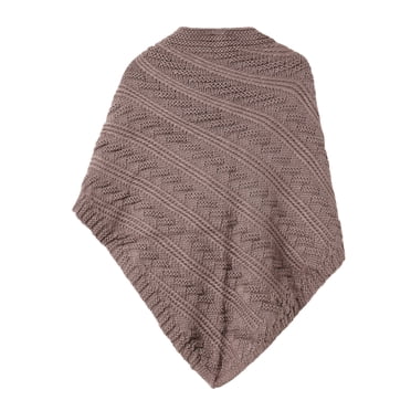 Battnot Women's Poncho Scarf Wrap Open Front Cape Oversized Winter Blanket Thick Cardigan Coat Cardigan Cape Poncho Knitted Blanket Fabric Scarf Cape